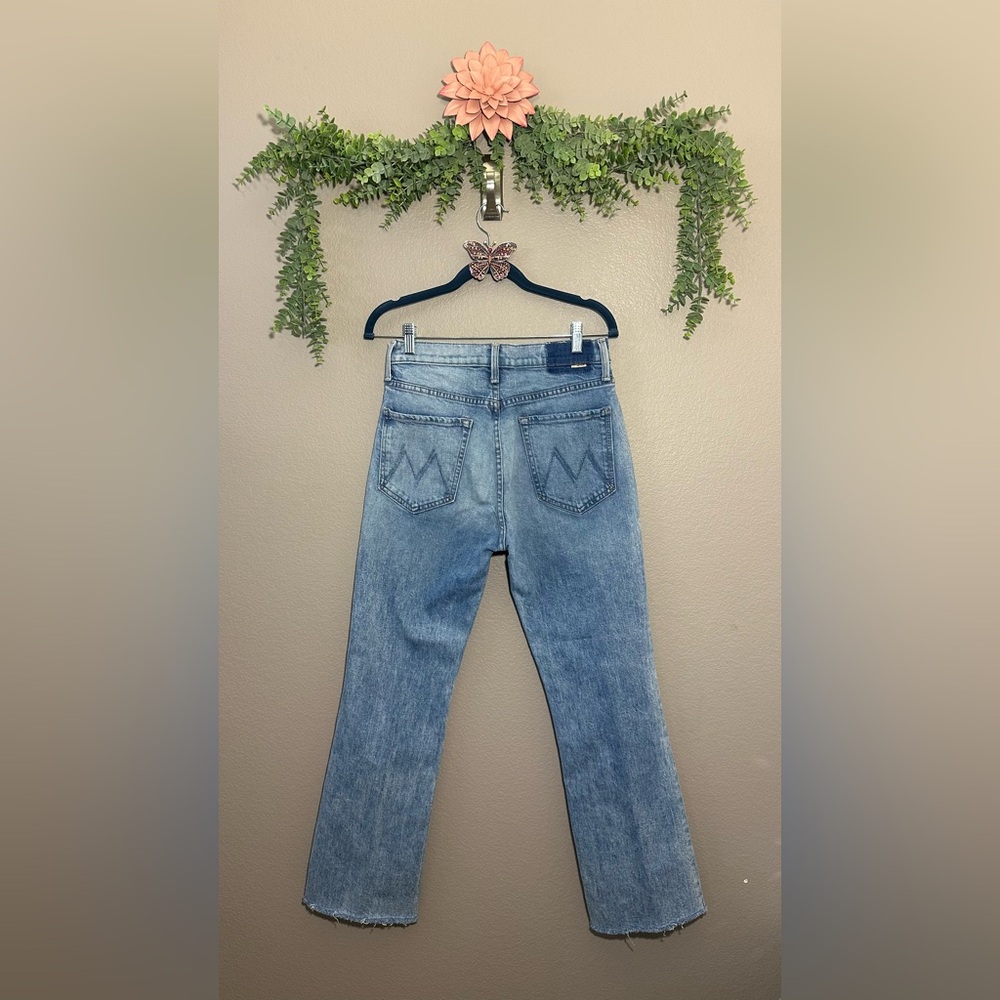 MOTHER Straight Leg Jeans in Light Blue Wash - Picture 2 of 9